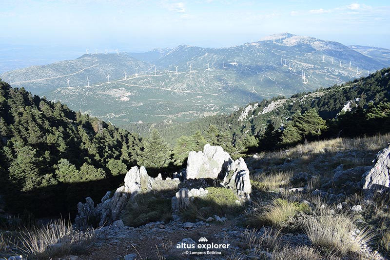 Ελικώνας μονοπατι πεζοπορίας