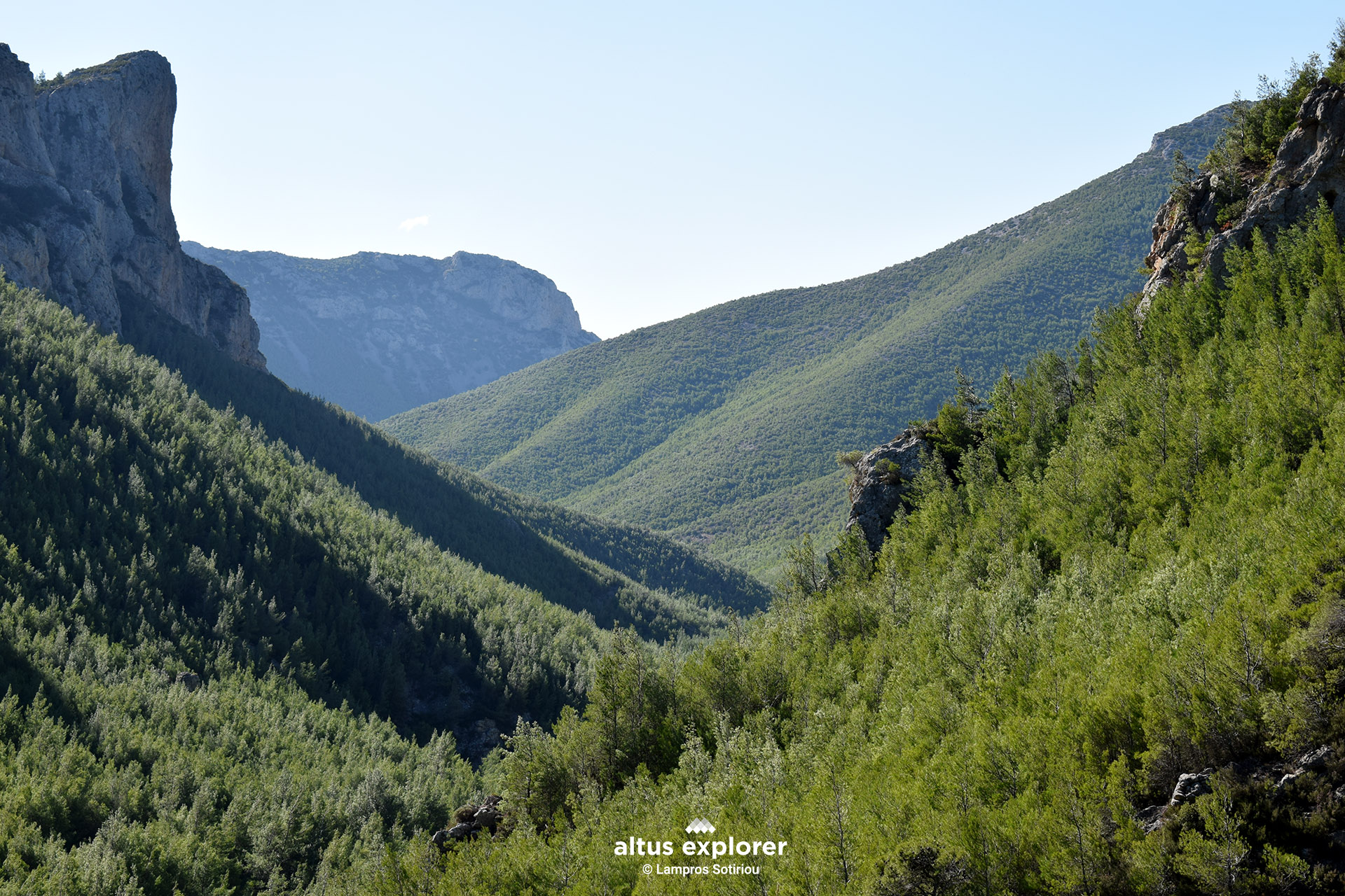 Parnitha hiking in greece