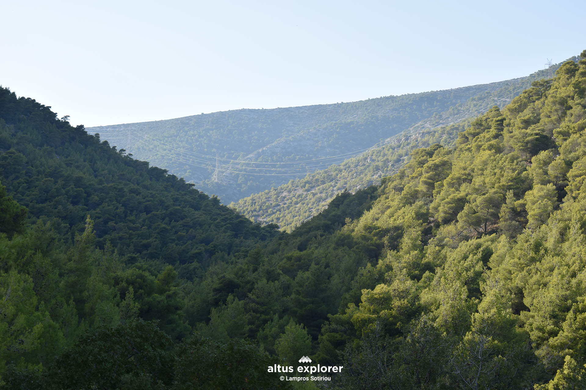 Υμηττός πεζοπορική διαδρομή